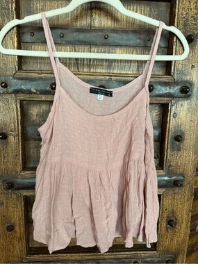 Final Touch Blush Pink Spaghetti-Strap Tank